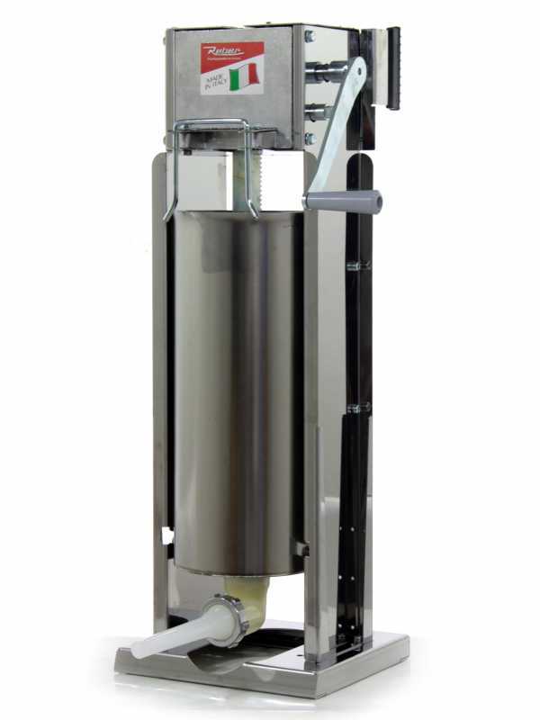 Reber 8975 V INOX - Embutidora vertical 15 Kg - 2 velocidades con c&aacute;rter