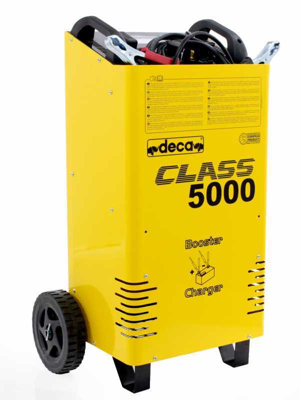 Cargador de bater&iacute;as arrancador Deca CLASS BOOSTER 5000E con ruedas, monof&aacute;sico, 12-24V