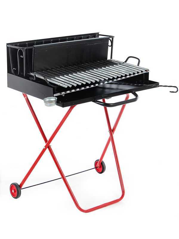 Premium Line Medium - Barbacoa de le&ntilde;a y carb&oacute;n plegable