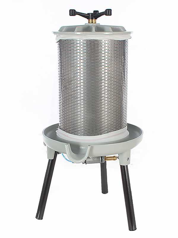 Grifo PEA40 - Prensa neum&aacute;tica para fruta 40 L - Jaula INOX