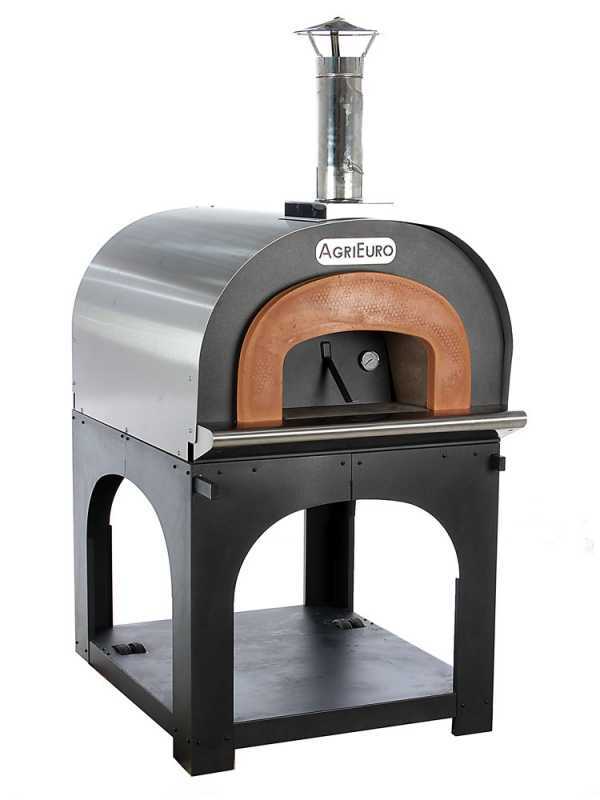Horno de le&ntilde;a de exterior Cibus INOX 800 - 5 pizzas