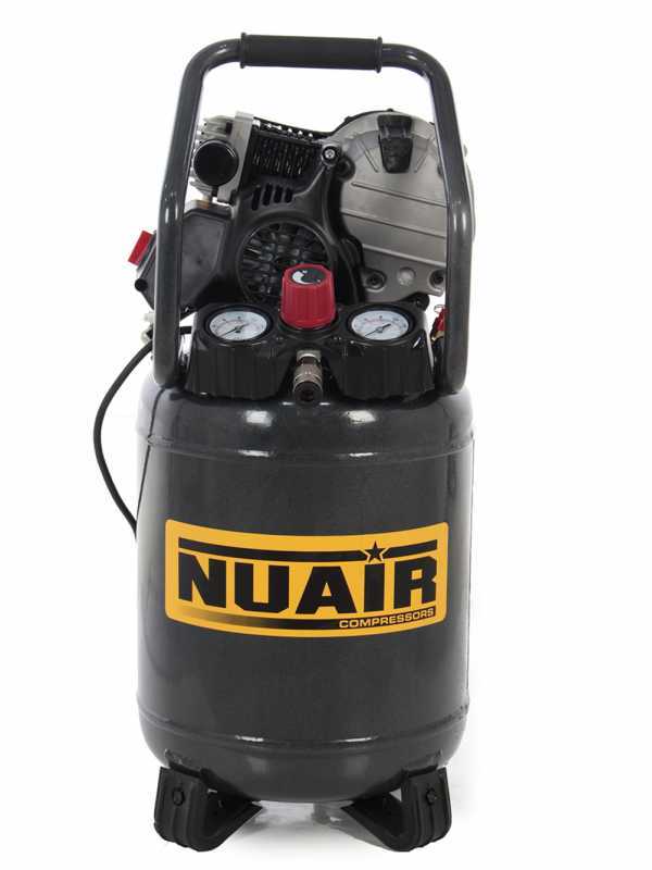 Nuair FU 227/10/24V - Compresor de aire el&eacute;ctrico port&aacute;til monof&aacute;sico - Motor 2 HP - 24 L