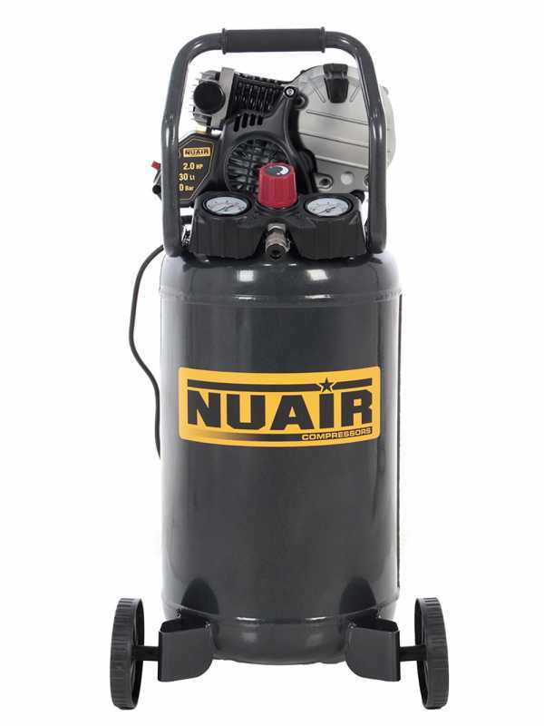Nuair FU 227/10/30V - Compresor de aire el&eacute;ctrico port&aacute;til monof&aacute;sico - Motor 2 HP - 30 L