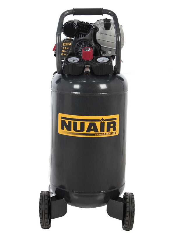 Nuair FU 227/10/50V - Compresor de aire el&eacute;ctrico port&aacute;til monof&aacute;sico - Motor 2 HP - 50 L