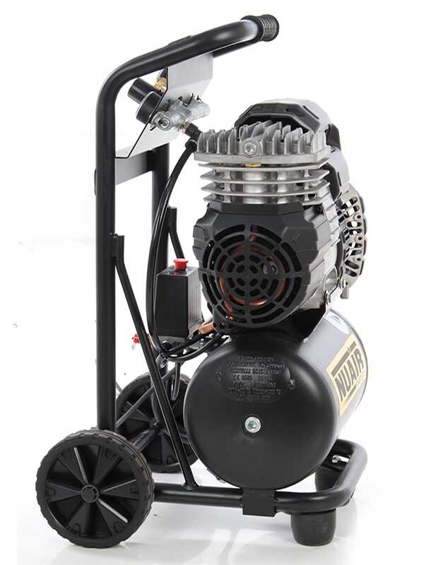 Nuair sil air 244/10 PCM - Compresor de aire el&eacute;ctrico vertical monof&aacute;sico, sin aceite - Motor 1.5 HP - 10 L