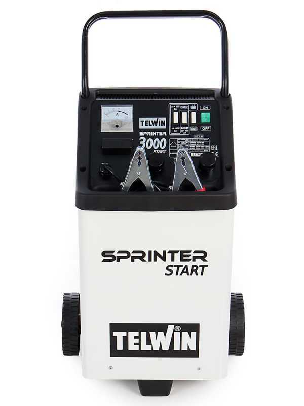 Telwin Sprinter 3000 Start - Cargador de bater&iacute;a de coche y arrancador - bater&iacute;a WET/START-STOP 12/24V