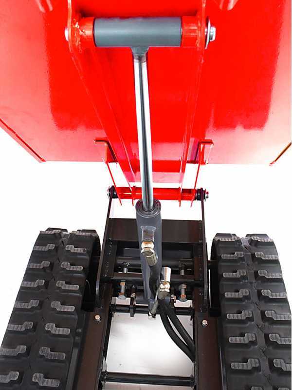 Carretilla con motor de orugas AMA TAG500TD con caja dumper hidr&aacute;ulica,capacidad 500 kg
