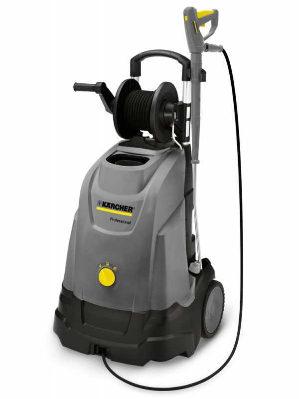 Hidrolimpiadora de agua caliente Karcher Pro HDS 5/15 UX, bomba lat&oacute;n - enrollador - monof&aacute;sica
