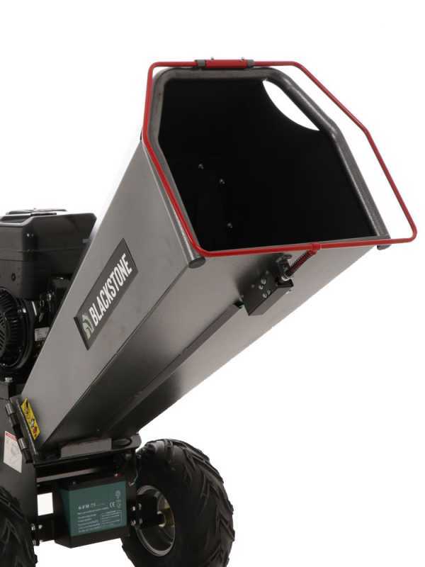 BlackStone BC 1500 BSE - Biotrituradora de gasolina profesional - Motor B&amp;S XR2100 de 13.5 HP