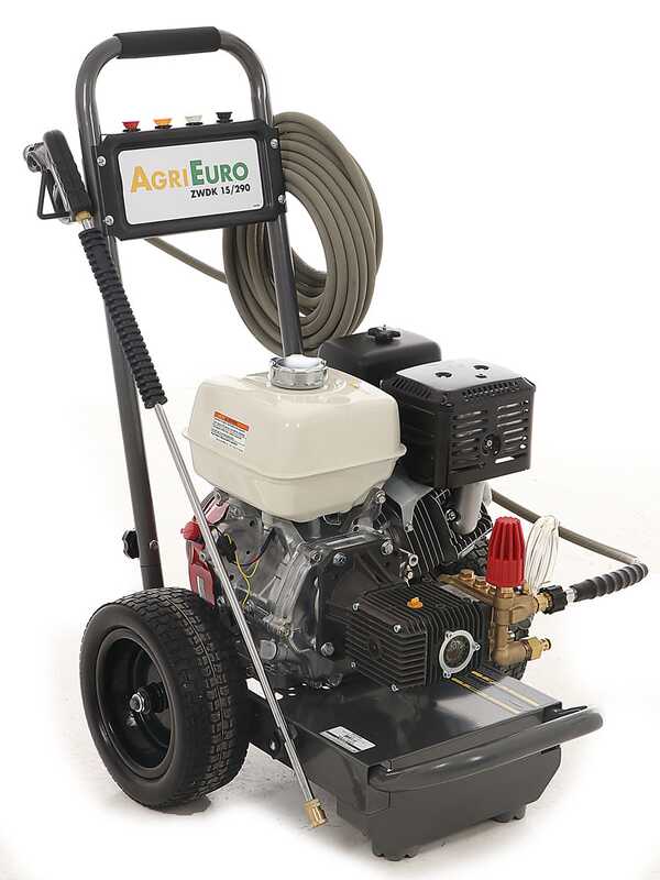 Hidrolimpiadora profesional de gasolina ZWDK 15/290 - 290 bar - 900 L/h - Con bomba Comet ZWD-K - motor Honda GX 390