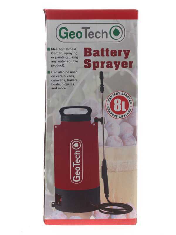 GeoTech BS 80-Lead - Pulverizador port&aacute;til a bater&iacute;a - 8 l