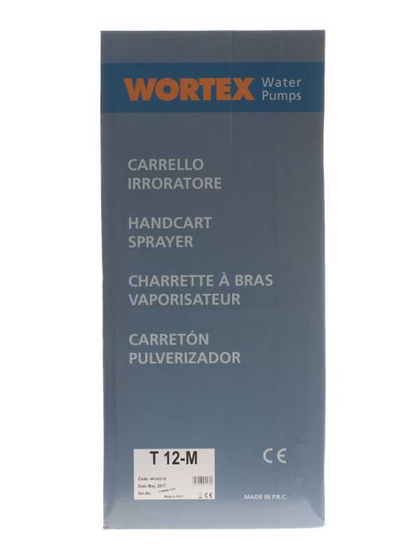 Wortex T12-M - Pulverizador manual con carro - 12L - 4 bar