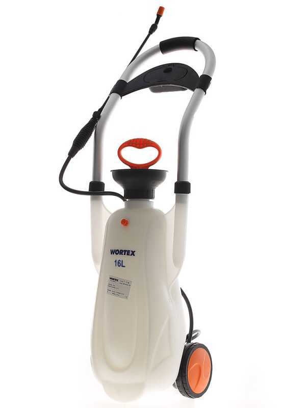Wortex T16-M - Pulverizador manual con carro - 16L - 4 bar
