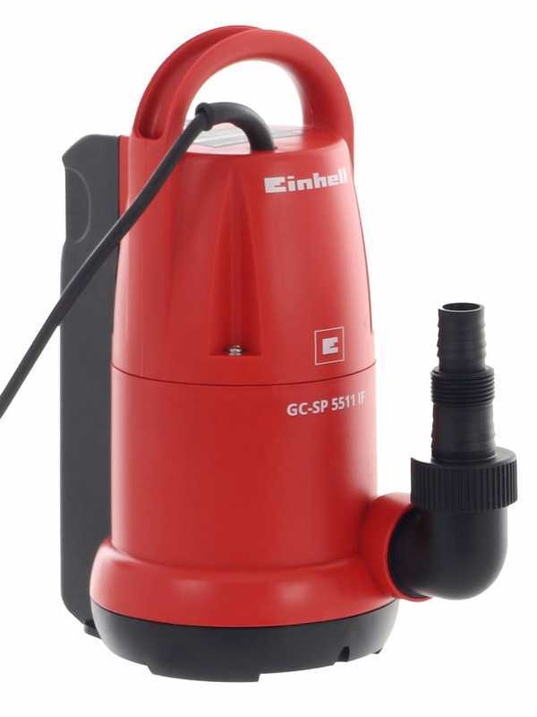 Bomba sumergible el&eacute;ctrica para agua limpia Einhell GC-SP 5511 IF - flotador integrado