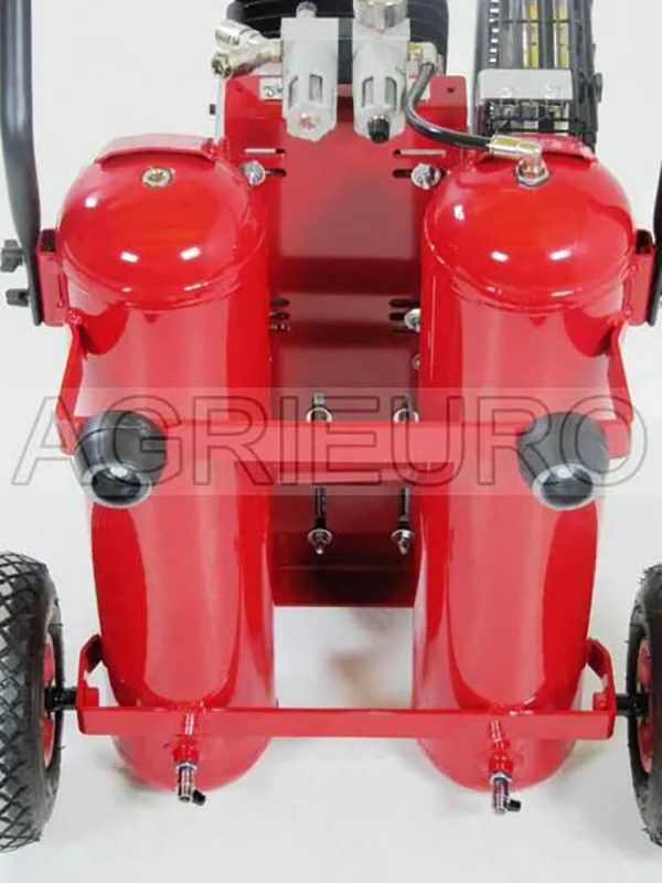 Motocompresor Airmec TEB22-510LO (510 l/min) motor Loncin 6.5 HP compresor