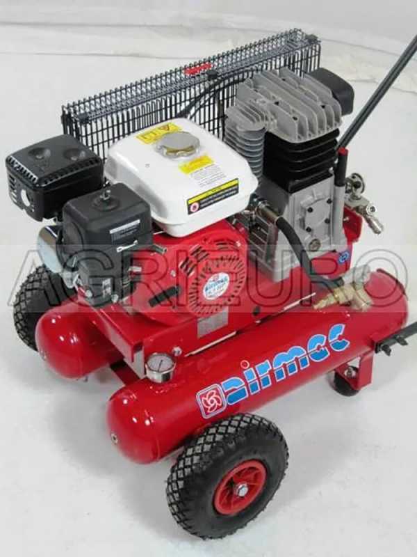 Motocompresor Airmec TEB22-510LO (510 l/min) motor Loncin 6.5 HP compresor