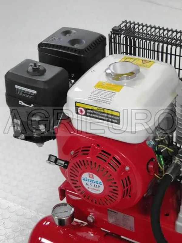 Motocompresor Airmec TEB22-510LO (510 l/min) motor Loncin 6.5 HP compresor