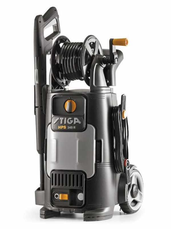 Stiga HPS 345 R - Hidrolimpiadora compacta de agua fr&iacute;a - 370 l/h - 145 bar