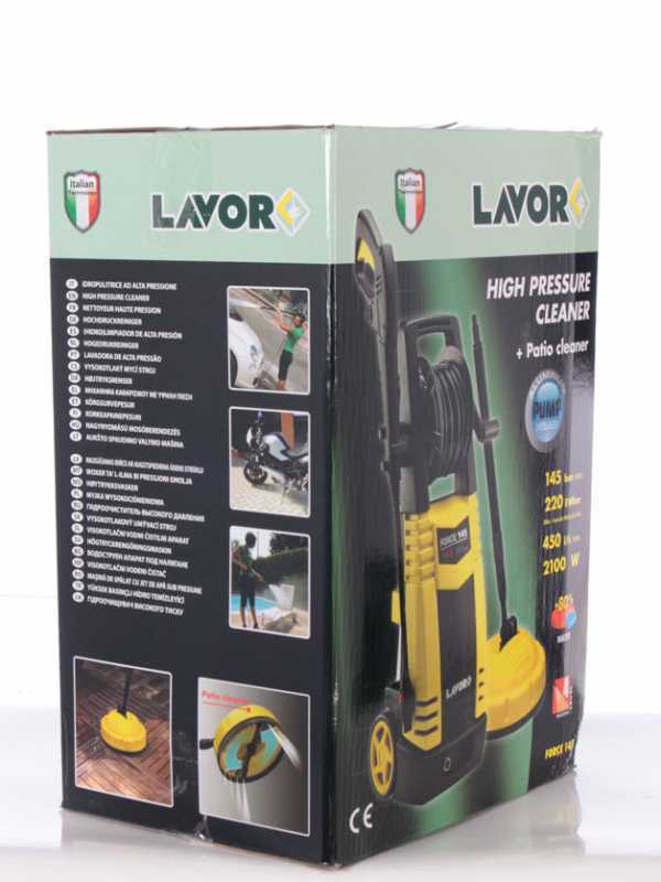 Hidrolimpiadora Lavorwash Lavor Force 145 - el&eacute;ctrica de agua fr&iacute;a 145 bar max