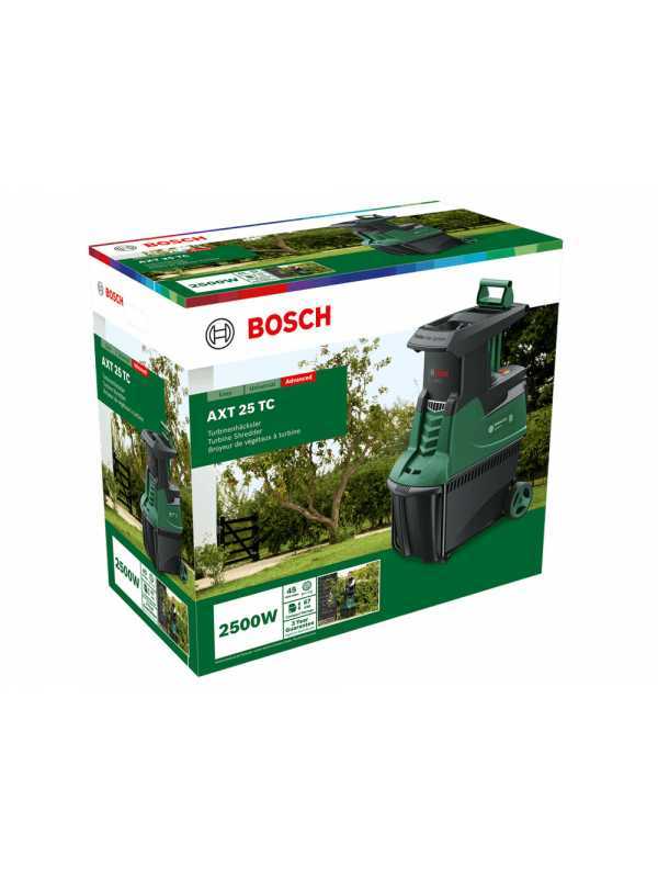 Bosch AXT 25 TC - Biotrituradora el&eacute;ctrica - Recogedor 53 L