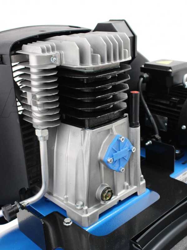 ABAC PRO A39B 200 CT3 - Compresor de aire el&eacute;ctrico trif&aacute;sico de correa silencioso - Motor 3 HP - 200 L