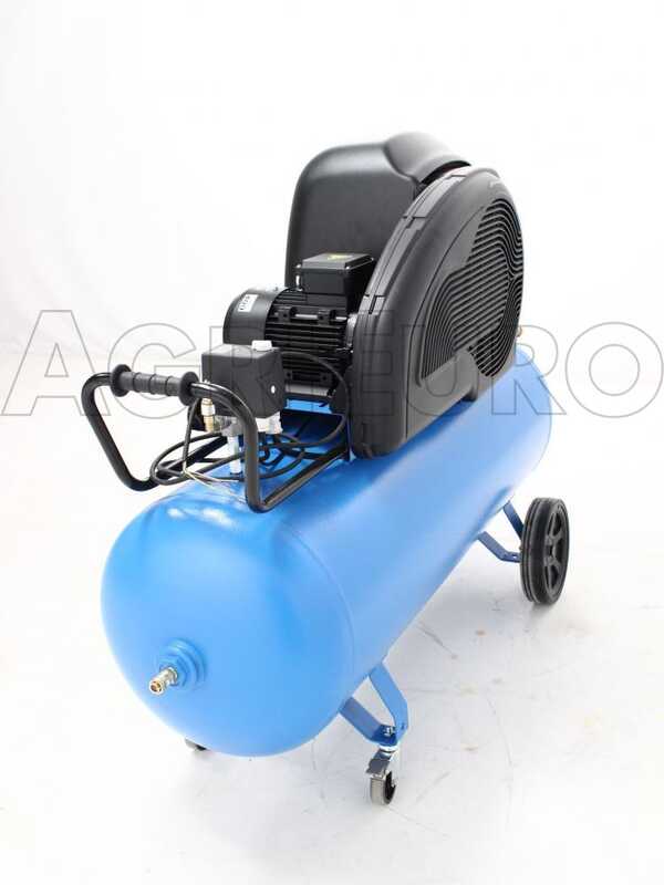 ABAC PRO A39B 200 CT3 - Compresor de aire el&eacute;ctrico trif&aacute;sico de correa silencioso - Motor 3 HP - 200 L