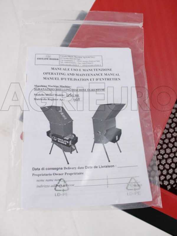 Desgranadora de ma&iacute;z con motor el&eacute;ctrico Ceccato Olindo SGME HP1