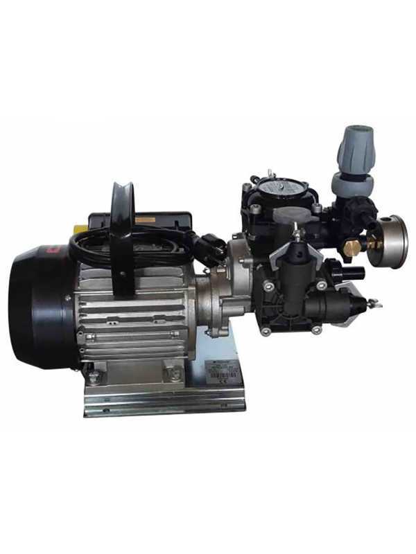 Motobomba fumigadora el&eacute;ctrica con carro - Bomba Comet MC 20/20 - Motor el&eacute;ctrico