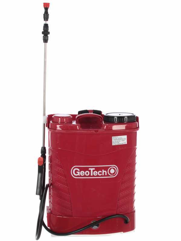 Pulverizador electrico de mochila a bateria GeoTech en Oferta AgriEuro