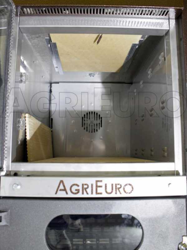 Horno de le&ntilde;a de empotrar en acero AgriEuro Magnus 80 Deluxe INC Inox - pintura de cobre
