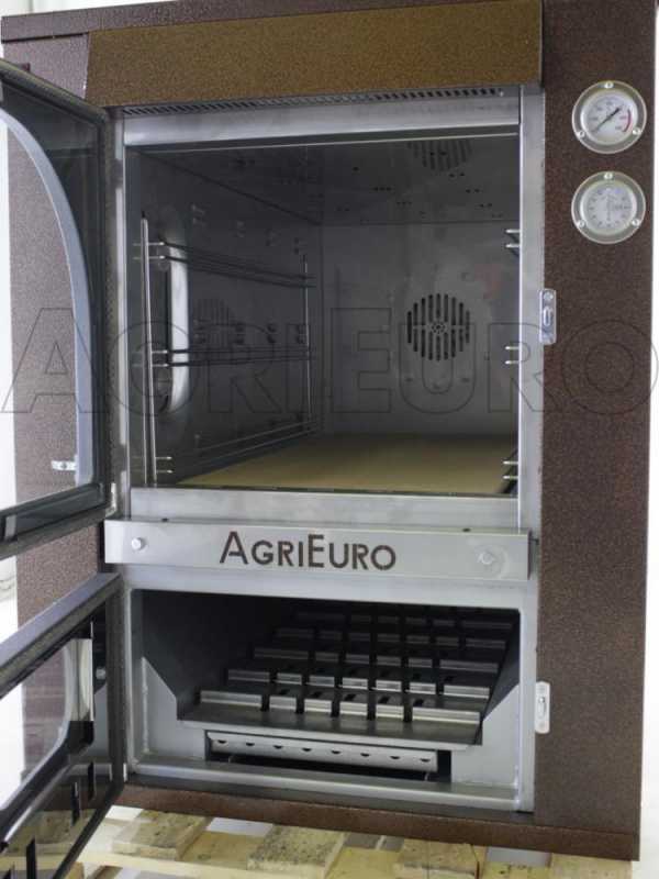 Horno de le&ntilde;a de empotrar Magnus 100 Deluxe INC - Pintura de cobre - Inox
