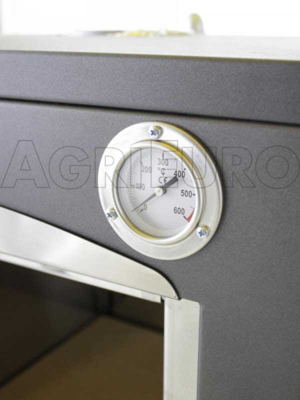 Horno de le&ntilde;a de empotrar Nuevo Minimus 50 Inc en acero &ndash; 3 pisos