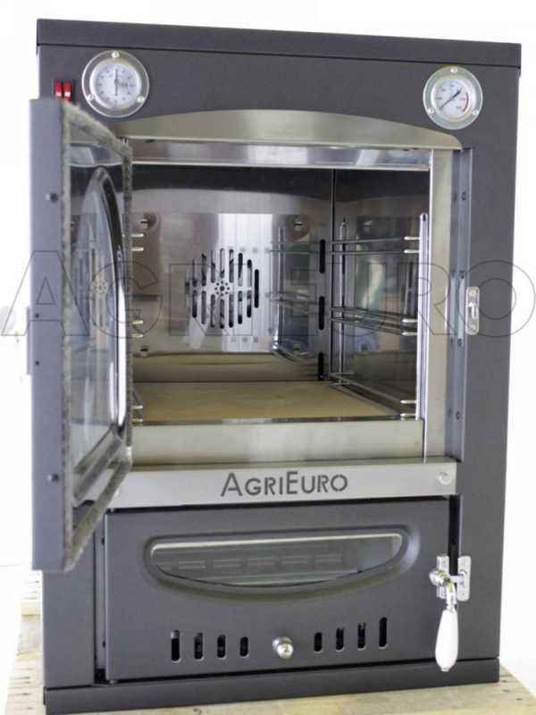 Horno de le&ntilde;a de empotrar Nuevo Minimus 50 Inc en acero &ndash; 3 pisos