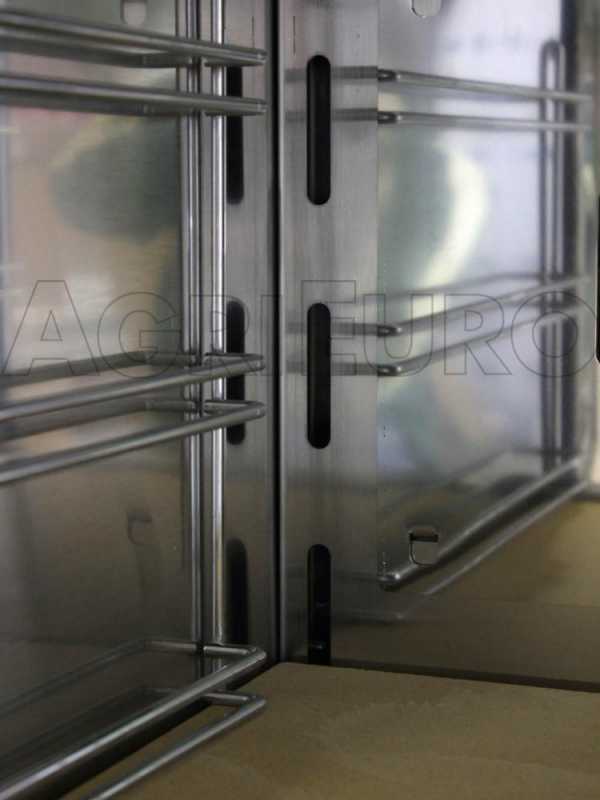 Horno de le&ntilde;a de empotrar Nuevo Minimus 50 Inc en acero &ndash; 3 pisos