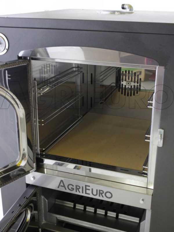 Horno de le&ntilde;a de emprotar Medius 60 Inc en acero - Ventilado
