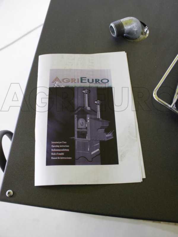 Horno de le&ntilde;a de empotrar en acero AgriEuro Medius 80 INC &ndash; ventilado
