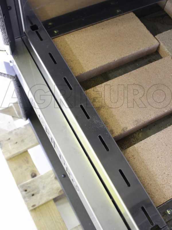 Horno de le&ntilde;a de empotrar Medius 80 Inc en acero - Ventilado