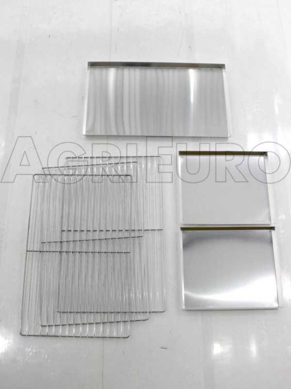 Horno de le&ntilde;a de exterior Medius 80 EXT en acero - Ventilado con techo en INOX