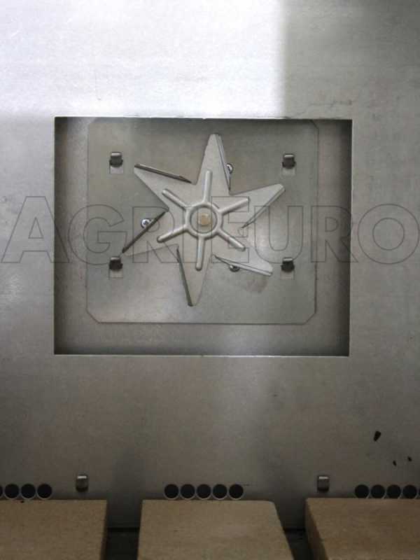 Horno de le&ntilde;a de exterior en acero AgriEuro Magnus 80 Deluxe EXT Inox - pintura de cobre