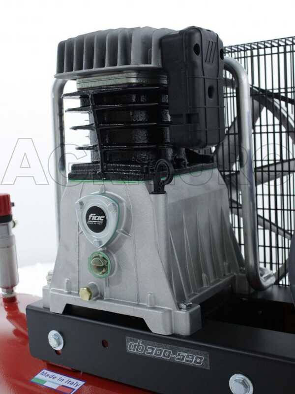 FIAC AB 300/598 - Compresor de aire el&eacute;ctrico trif&aacute;sico de correa - Motor 5.5 HP - 270 L