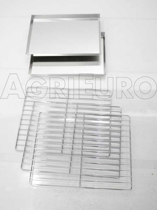 Horno de le&ntilde;a de exterior Nuevo Minimus 50 EXT en acero - Ventilado