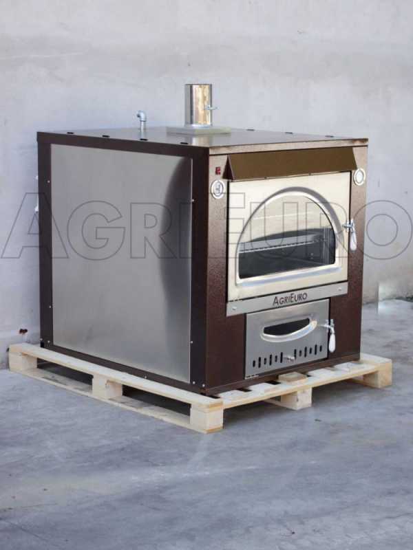 Horno de le&ntilde;a de empotrar Maximus 100 Deluxe INC INOX - Esmalte de cobre