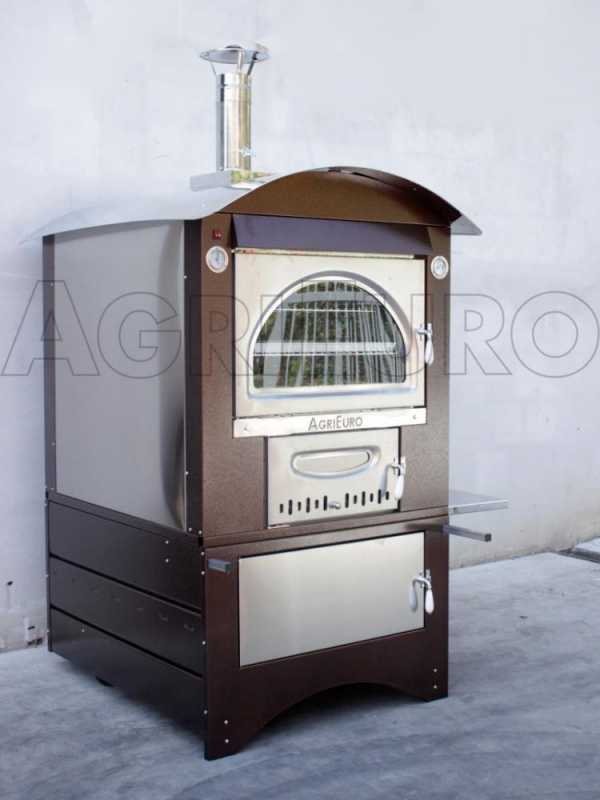 Horno de le&ntilde;a de exterior Maximus 100 Deluxe EXT INOX - Esmalte de cobre