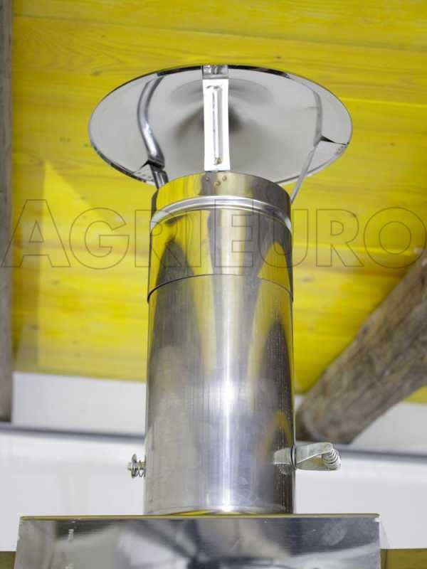 Horno de le&ntilde;a de exterior Maximus 100 Deluxe EXT INOX - Esmalte de cobre