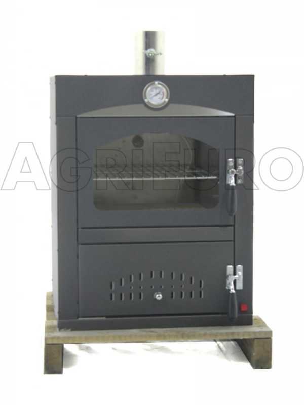 Horno de le&ntilde;a de empotrar Nuovo Minimus 50 Mini Inc en acero - 2 pisos