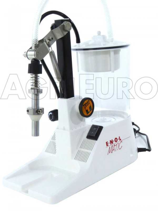 Tenco Enolmatic Olio Inox - Embotelladora el&eacute;ctrica para aceite con boquilla de acero inox