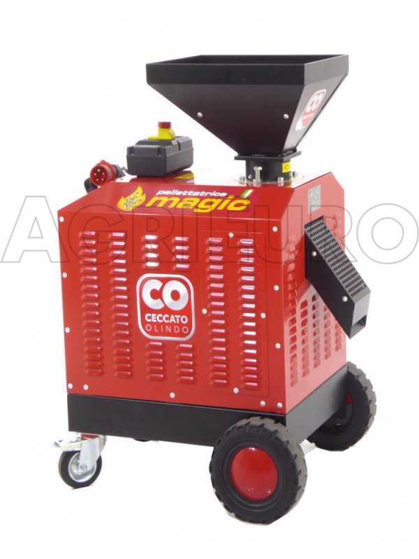 Peletizadora trif&aacute;sica 7,5 Hp Ceccato Olindo para la producci&oacute;n casera de pellets de calefacci&oacute;n