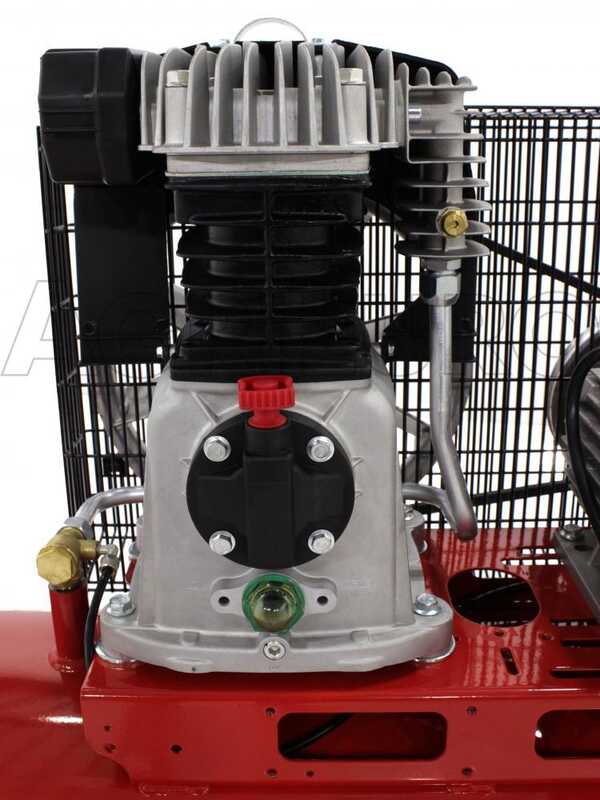 Fini Advanced MK 113-200-4 - Compresor de aire el&eacute;ctrico trif&aacute;sico de correa - Motor 4 HP - 200 L