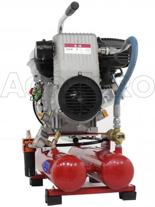 Motocompresor de gasolina Airmec Mini 08/260 (260 l/min) Loncin 118 cc gasolina