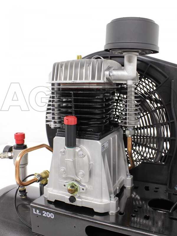 Nuair NB/5,5 T/200 - Compresor de aire el&eacute;ctrico trif&aacute;sico de correa - Motor 5.5 HP - 200 L